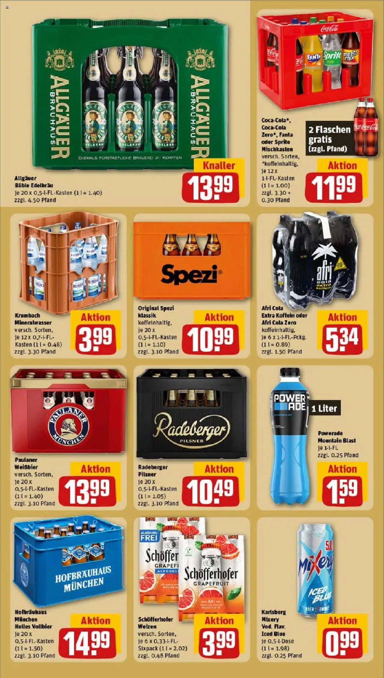 Rewe prospekt Roding	 – gültig ab 13.10.2025 | Seite: 16 | Produkte: Fanta, Cola, Grapefruit, Radeberger pilsner