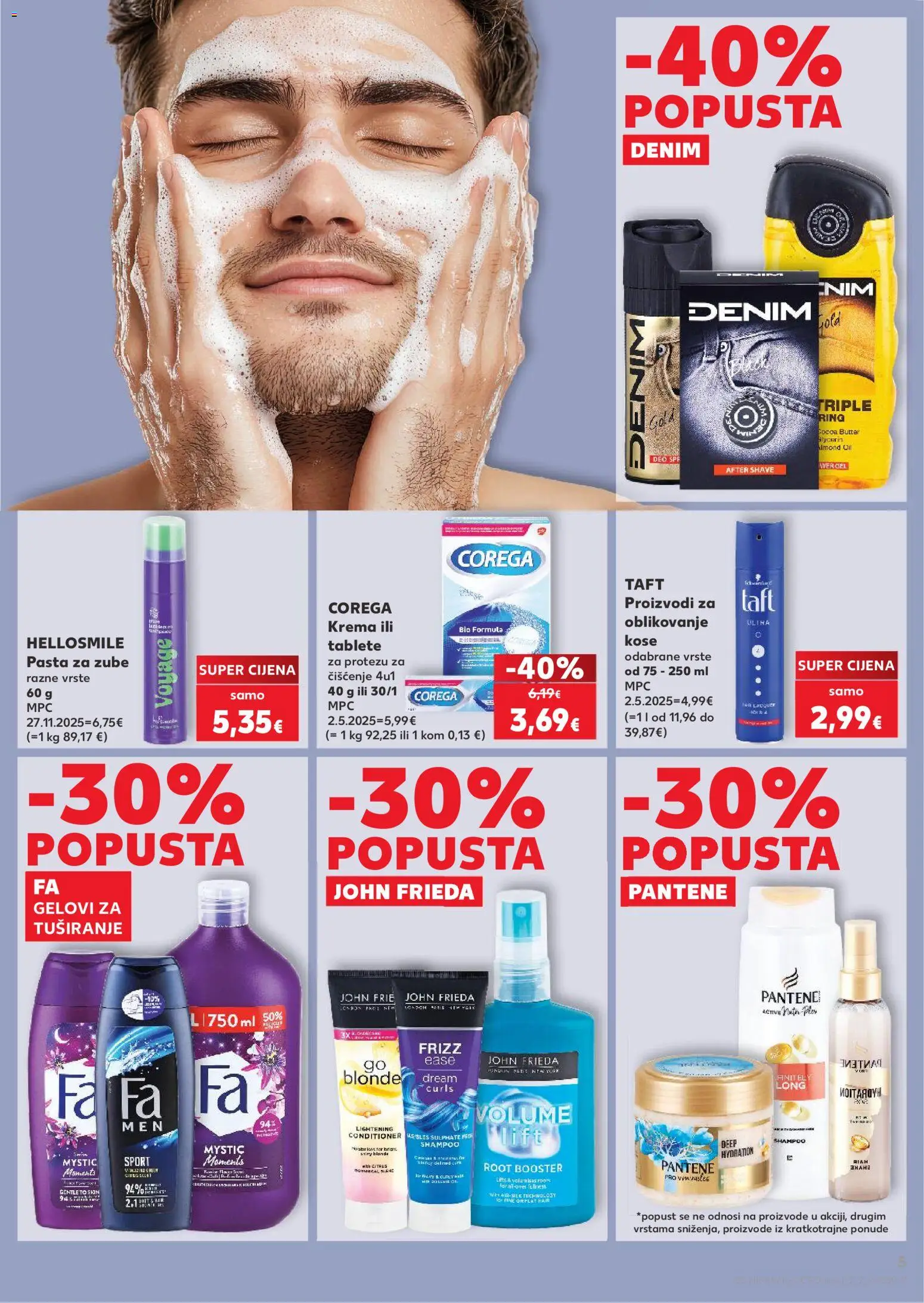 Kaufland katalog | vrijedi od 15.04.2026 | Stranica: 5 | Proizvodi: Pasta za zube, Krema, Jar, Pasta