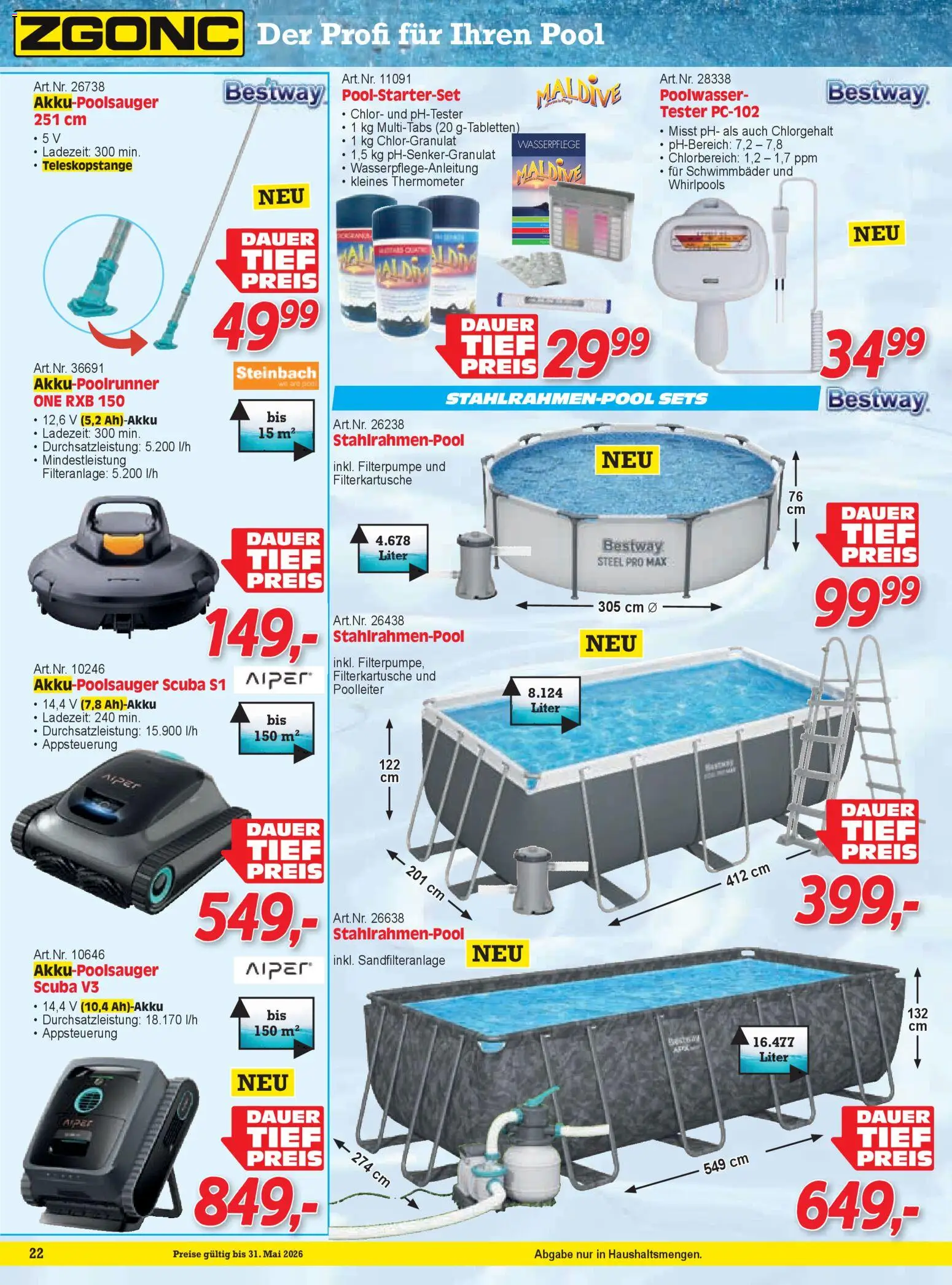 Zgonc Flugblatt Mai I 2026 gültig ab 01.04.2026 | Seite: 22 | Produkte: Thermometer