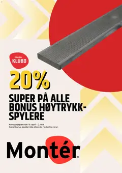 Forhåndsvisning av Montér kundeavis gyldig fra 19.04.2026
