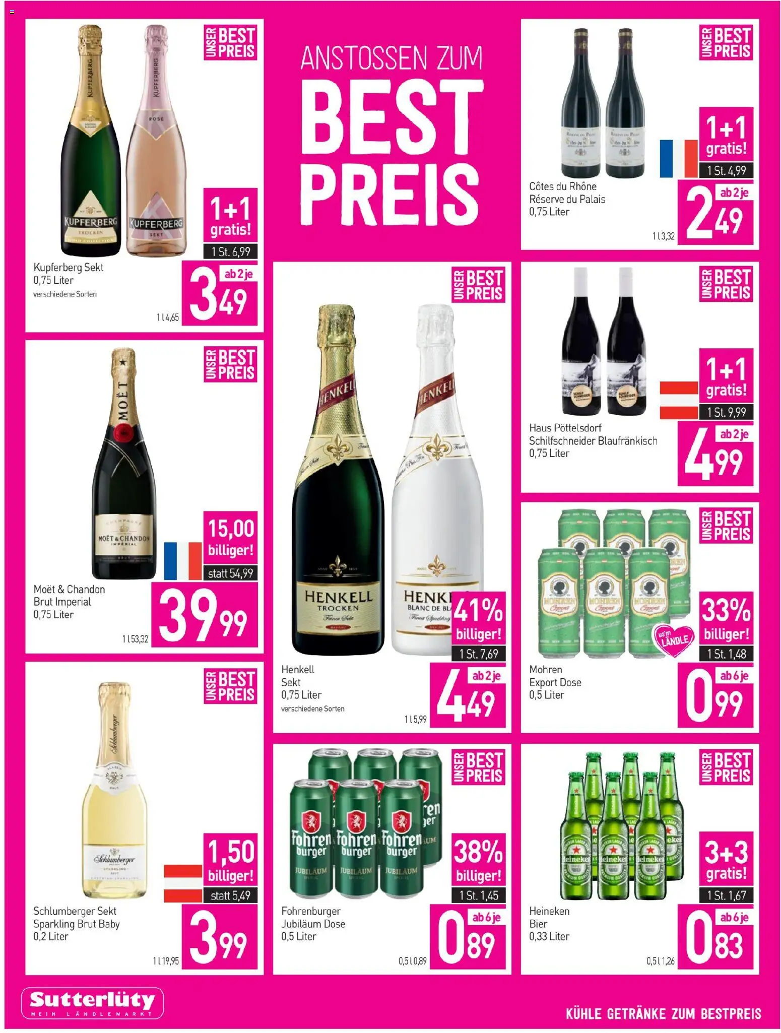 Sutterlüty Flugblatt gültig ab 27.11.2025 | Seite: 14 | Produkte: Bier