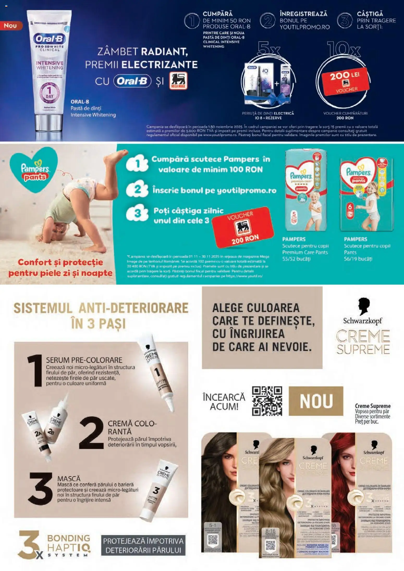 Noul catalog Mega Image – valabil de la 30.10.2025 | Pagină: 14 | Produse: Serum, Periuță De Dinți Electrică, Cremă, Scutece