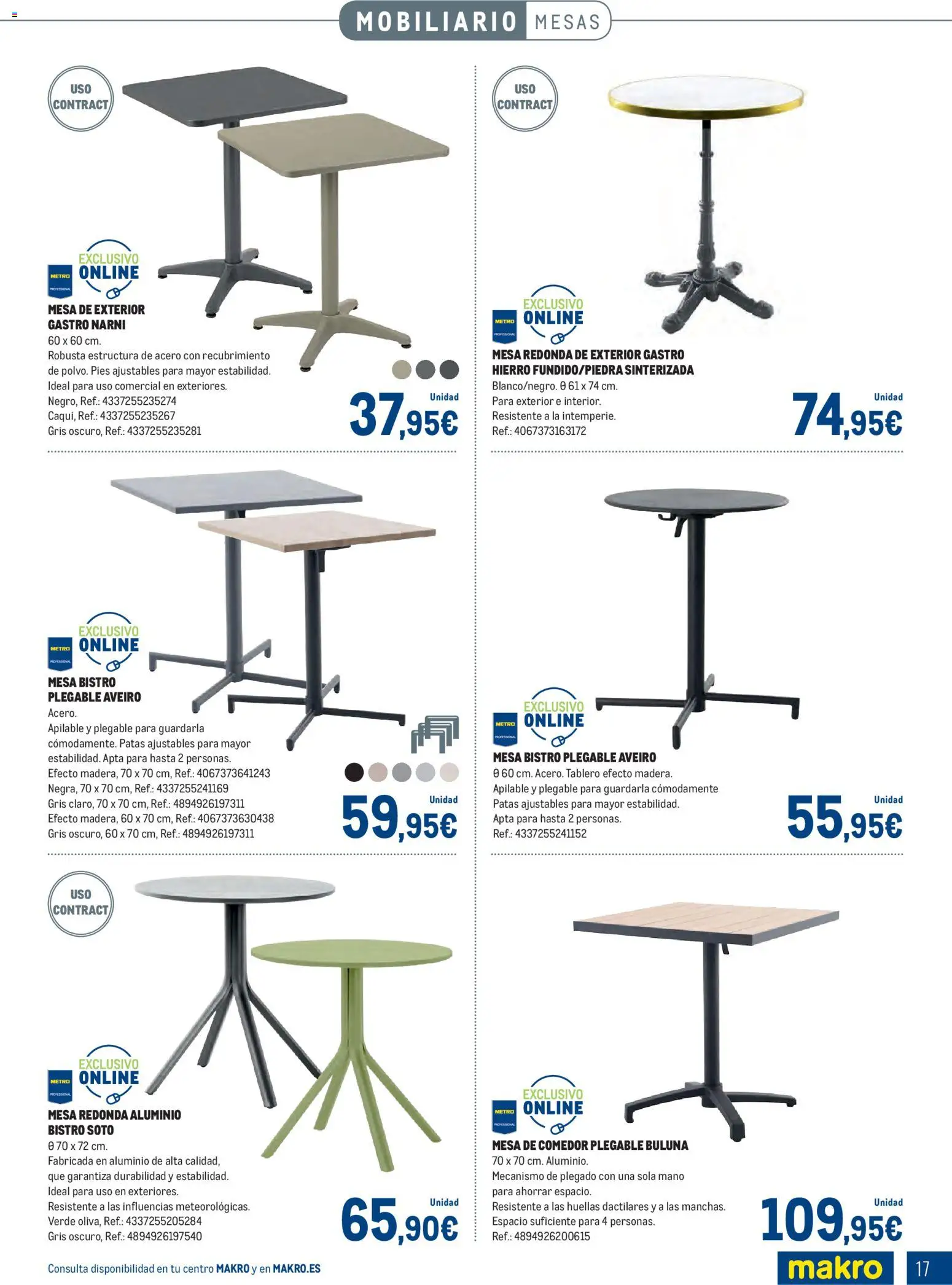 Makro - Especial Terrazas │ válido desde el 09.03.2026 | Página: 17 | Productos: Mesa