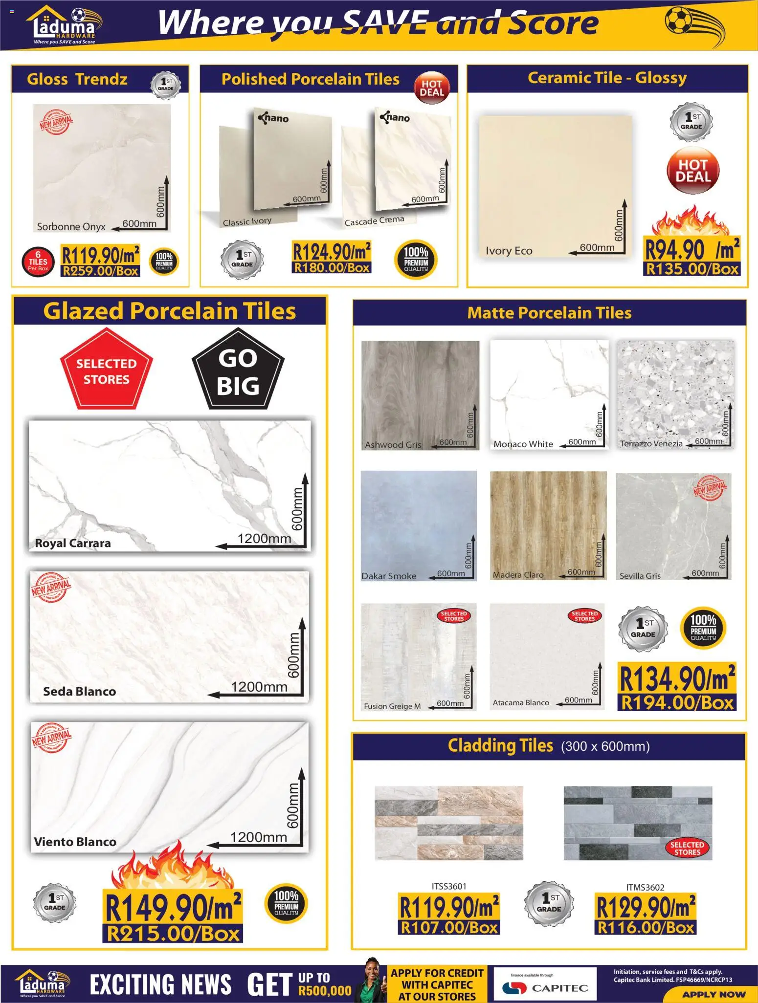 New Laduma Hardware catalogue – valid from 01.02.2026 | Page: 8 | Products: Gloss, Box, Cladding
