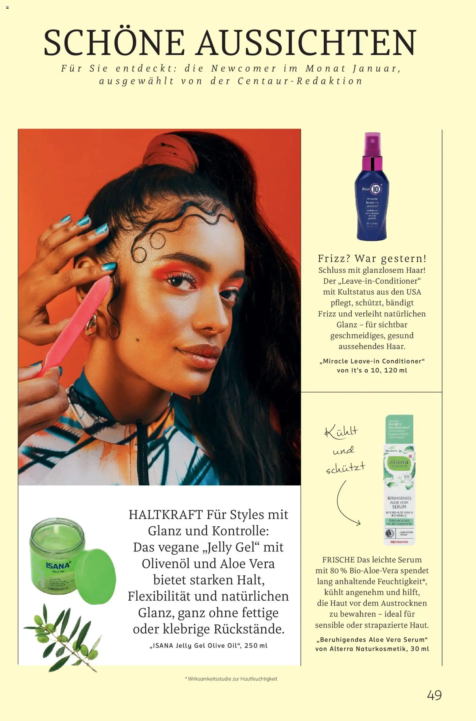 Rossmann Centaur – gültig ab 01.01.2026 | Seite: 49 | Produkte: Olivenol, Serum