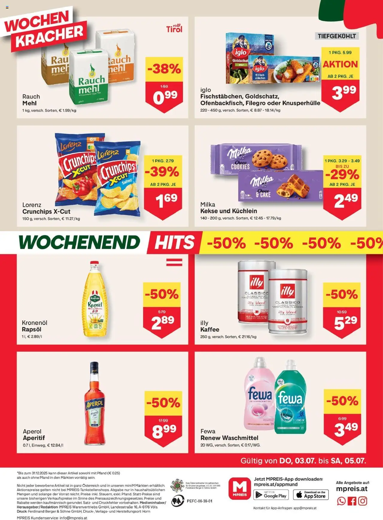 MPREIS Mittelberg gültig ab 02.07.2025 | Seite: 12 | Produkte: Kekse, Drucker, Kaffee, Waschmittel