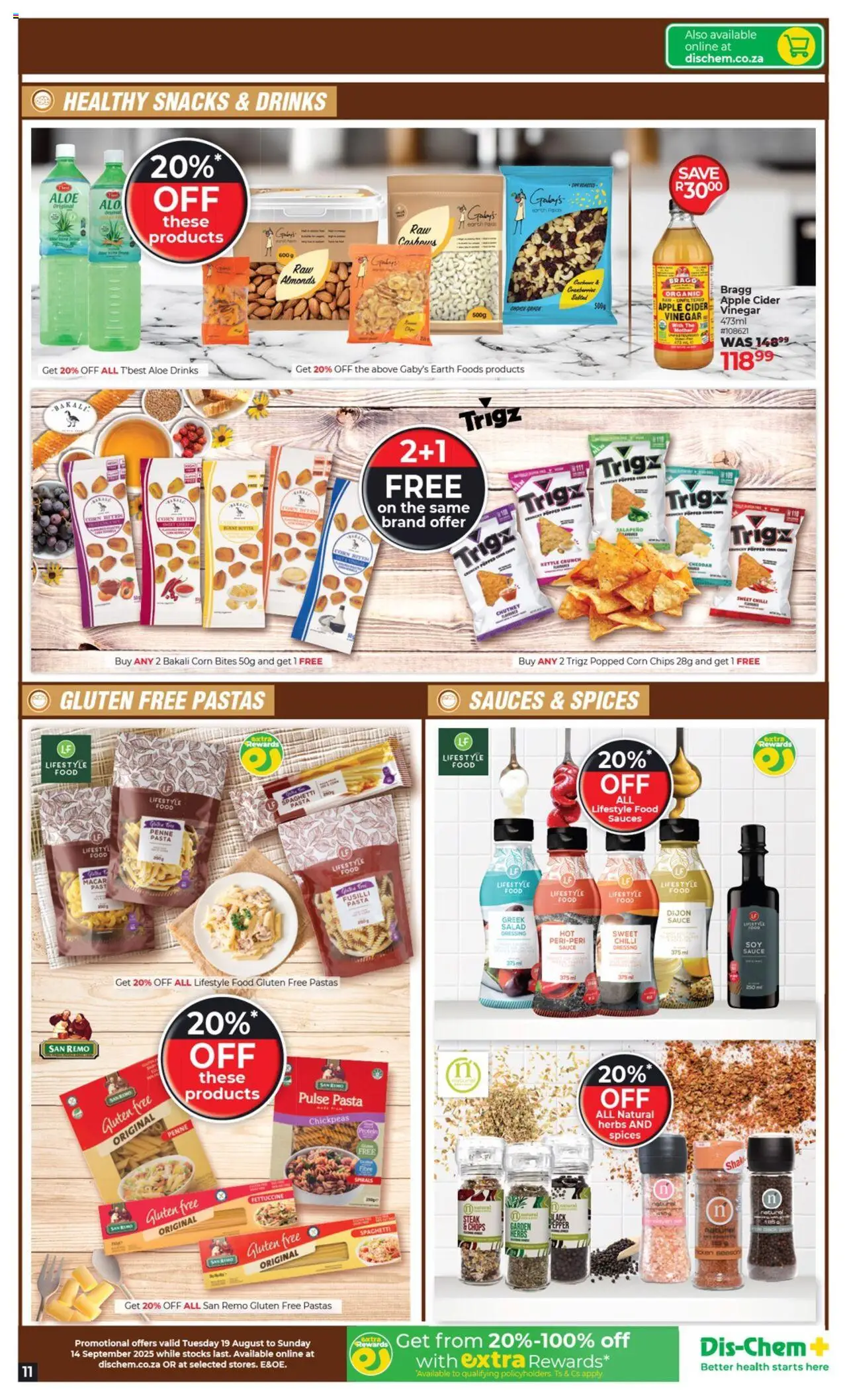 Dis-Chem Specials │ valid from 19.08.2025 | Page: 11 | Products: Corn, Detergente líquido, Pepper, Chilli