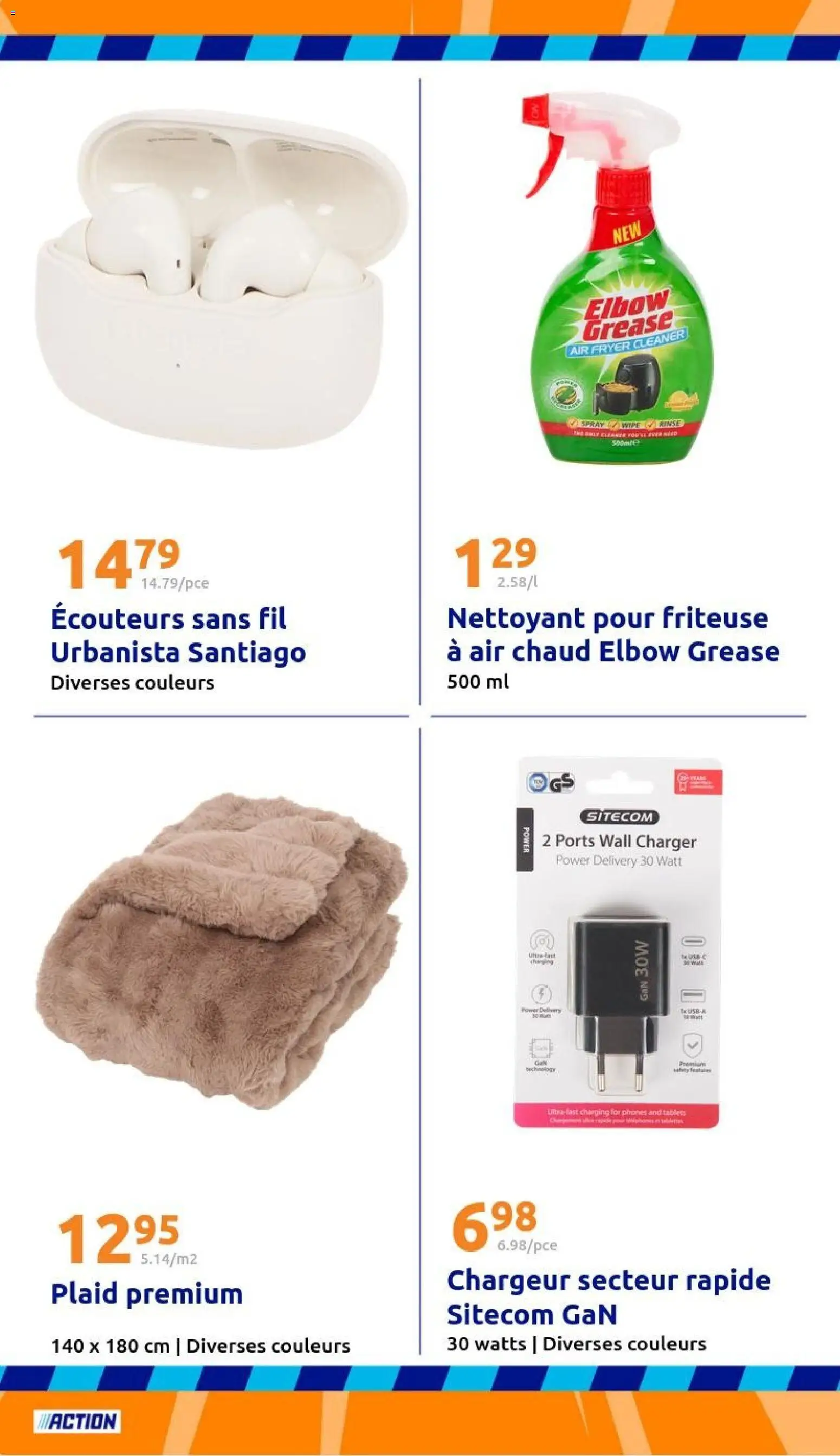 {H1} | Page: 32 | Produits: Écouteurs, Friteuse, Air fryer