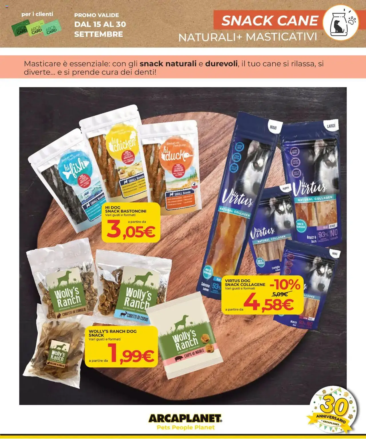 Volantino Arcaplanet del 01.10.2025 | Pagina: 13 | Prodotti: Maiale, Salmone
