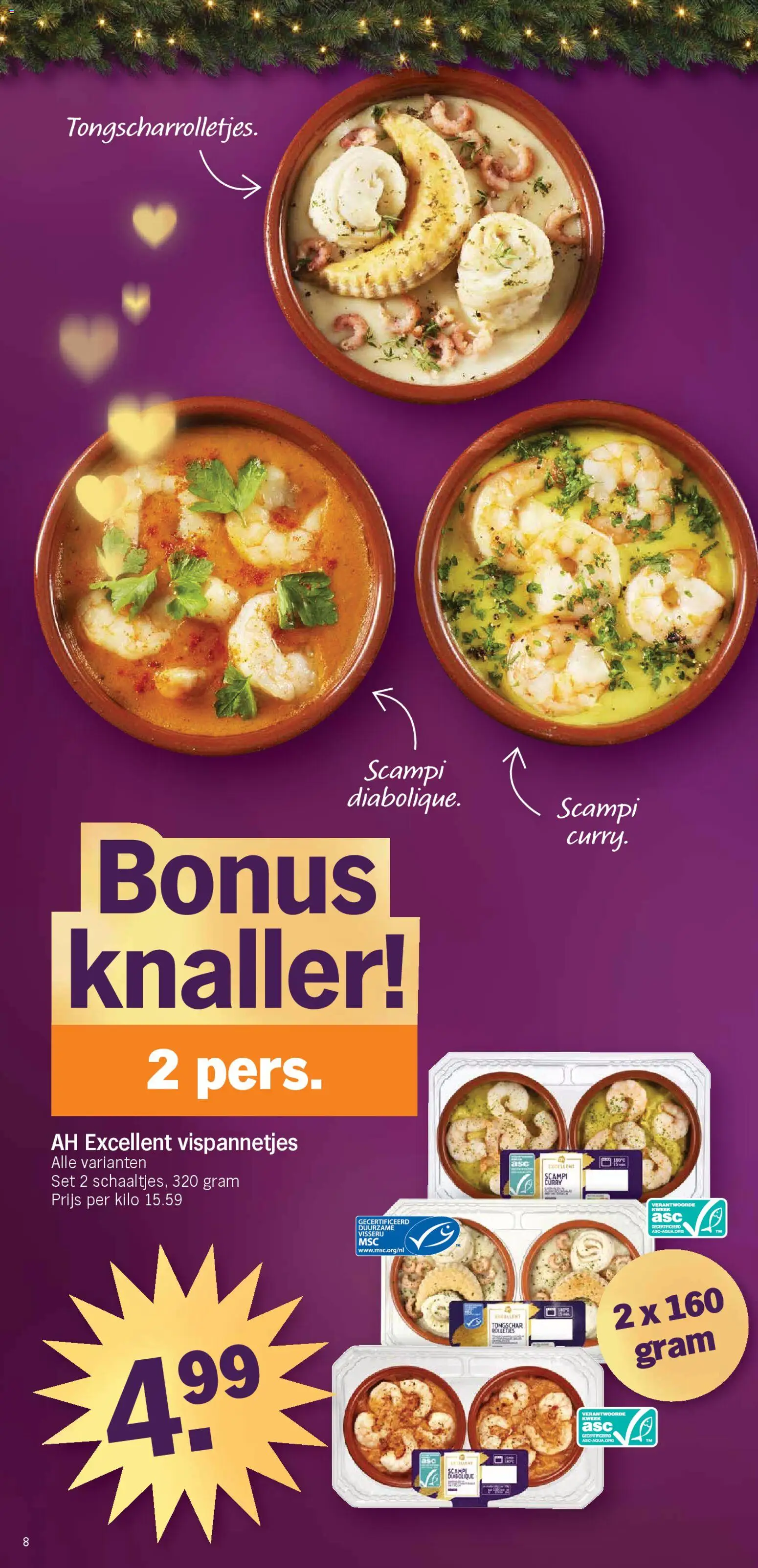 {H1} | Pagina: 8 | Producten: Scampi