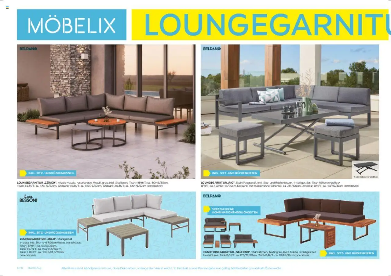 Möbelix Gartenmöbelprospekt gültig ab 10.03.2025 | Seite: 12 | Produkte: Tisch