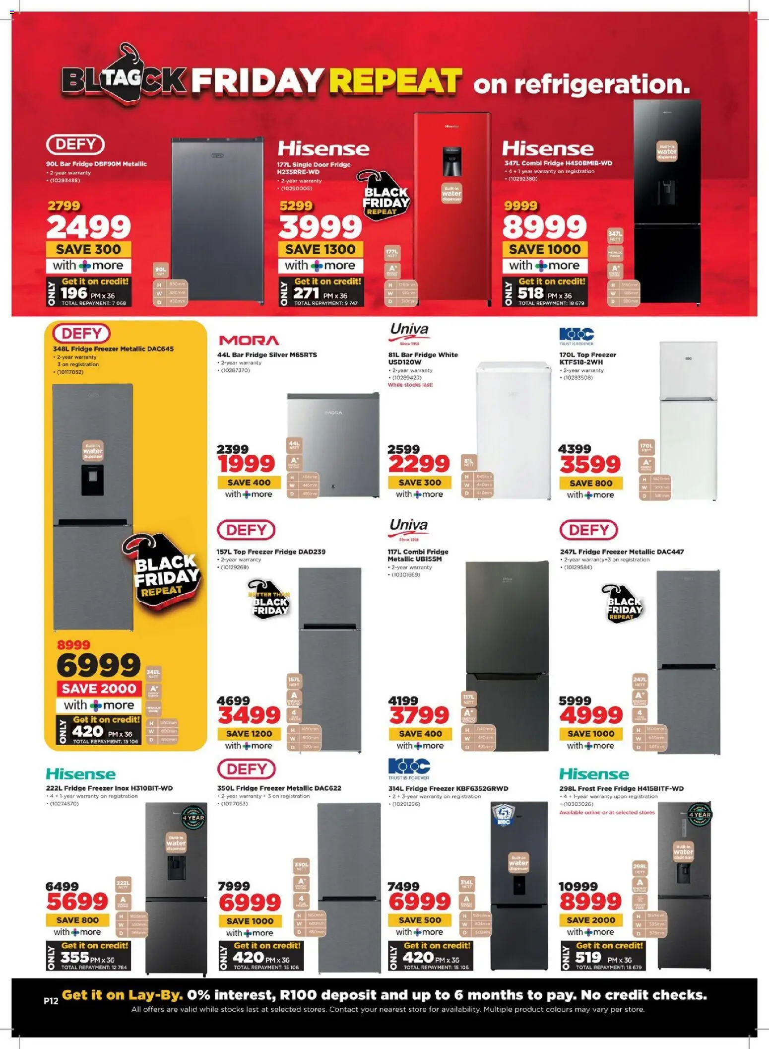 New HiFi Corp catalogue – valid from 04.03.2026 | Page: 12 | Products: Freezer, Freezer fridge, Fridge, Fish