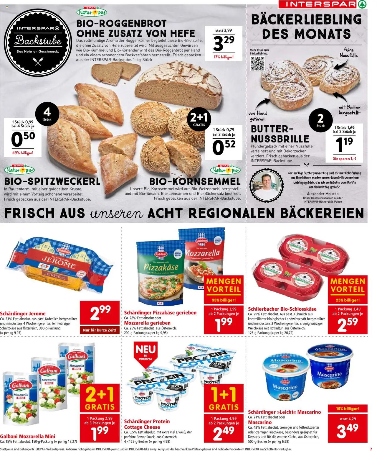 Interspar Flugblatt - Vorarlberg gültig ab 28.08.2025 | Seite: 7 | Produkte: Butter, Kaffee