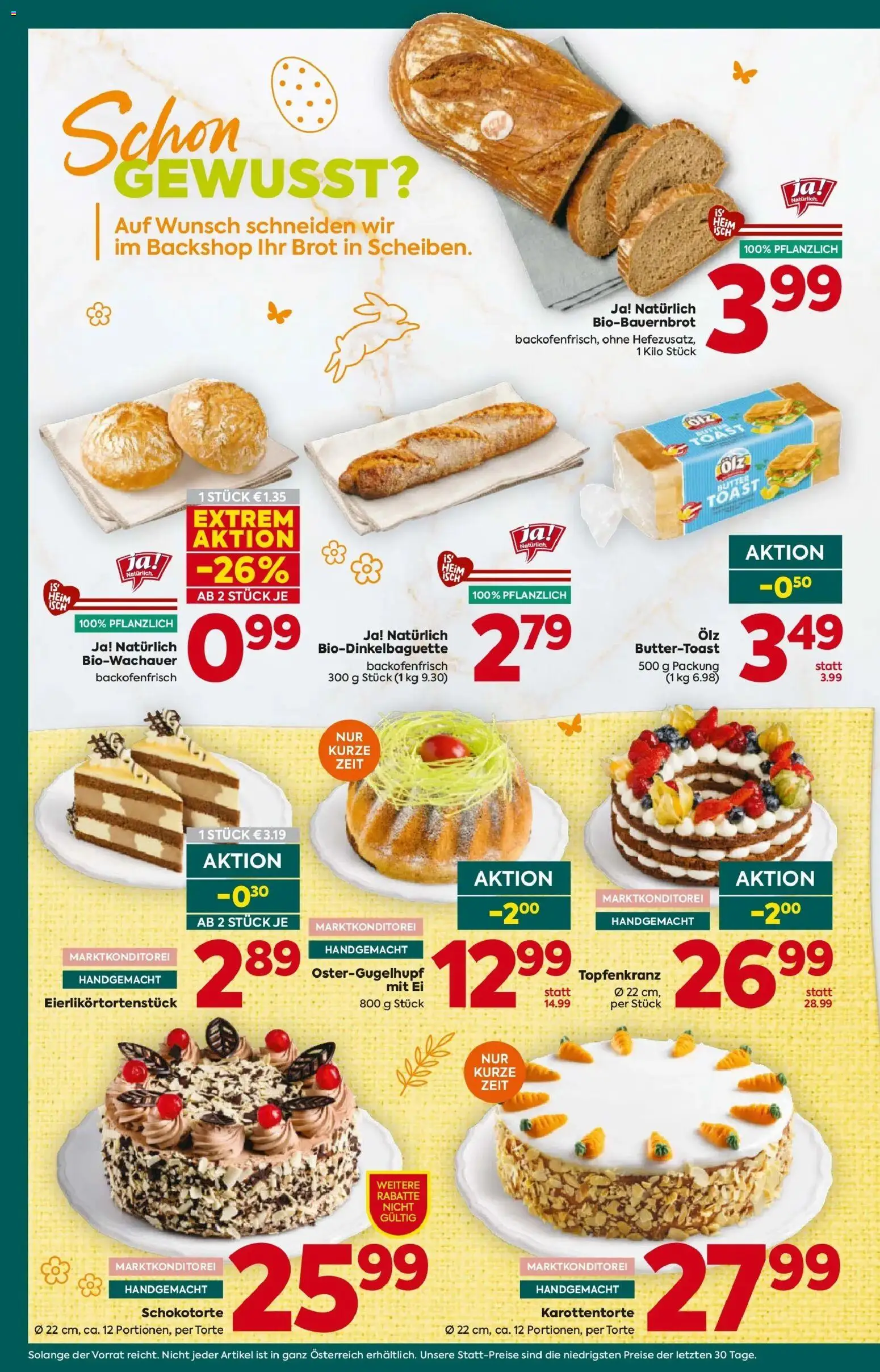 Billa Plus Flugblatt - Steiermark gültig ab 19.03.2026 | Seite: 14 | Produkte: Brot