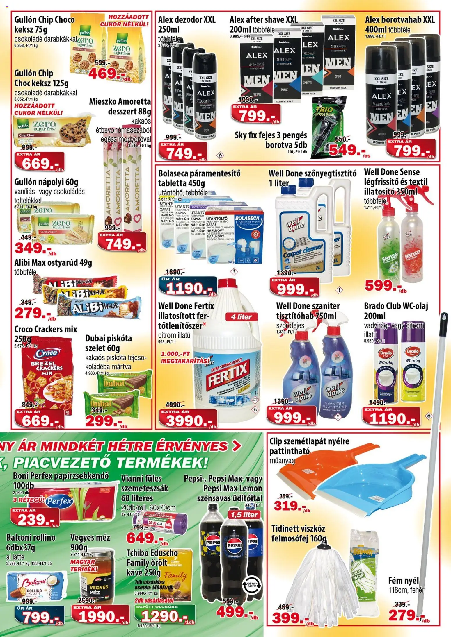 Vianni akciós ujság - amely érvényes a következő dátumtól: 28.01.2026 | Oldal: 3 | Termékek: Szemeteszsák, Légfrissítő, Csokoládé, Cukor