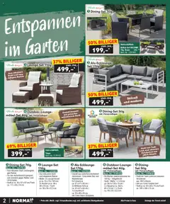 Norma - Bestellmagazin August 2025 - gültig ab dem 01.08.2025 | Seite: 2 | Produkte: Sofa, Sessel, Tisch, Stuhl