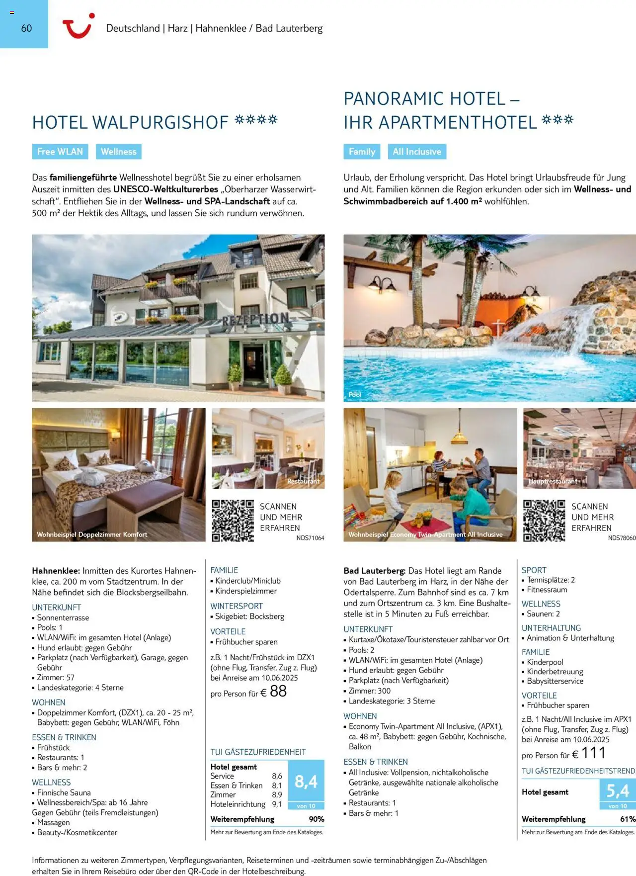 TUI Prospekt 	 – gültig ab 01.11.2024 | Seite: 60 | Produkte: Babybett, Bad, Föhn