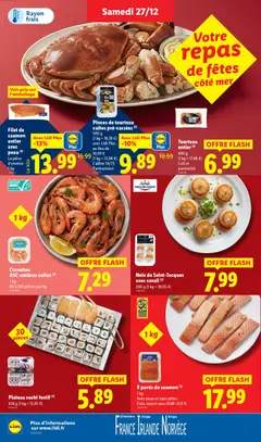 LIDL - Prévisualisation de Crevettes ASC entières cuites (2), 1 kg, 80 à 100 pièces par kg valide à partir de 27.12.2025 | Page: 6