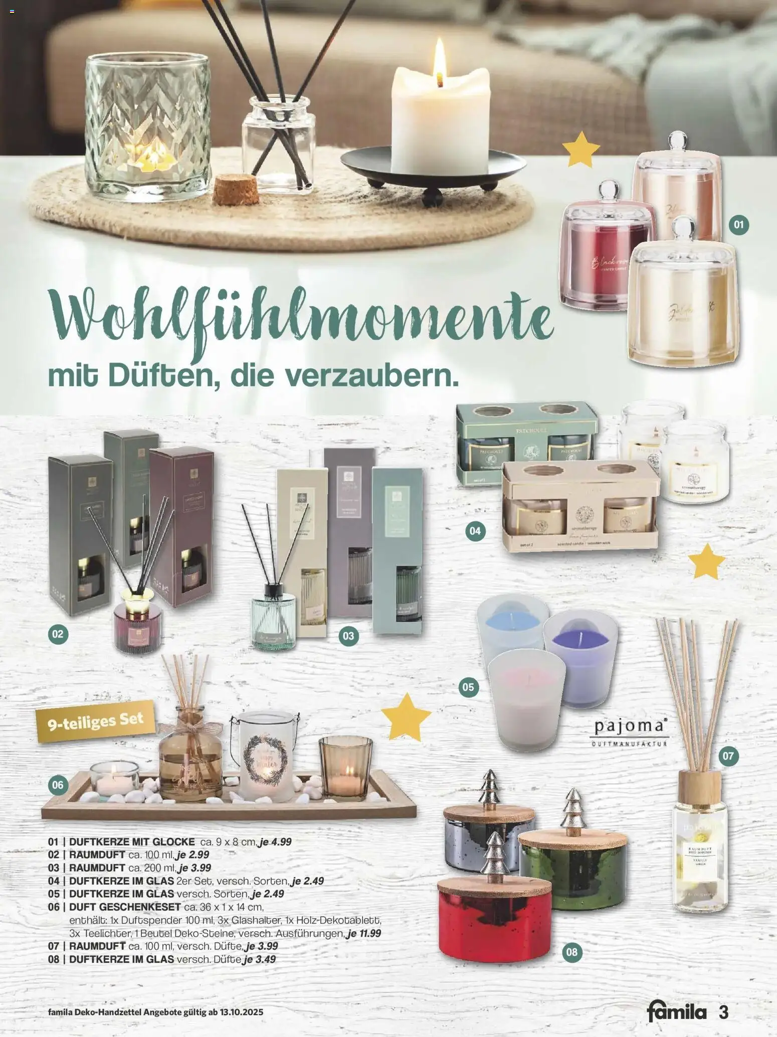Famila Nordwest - Famila: Weihnachtsdeko – gültig ab 12.10.2025 | Seite: 3 | Produkte: Duft