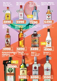 Family Diszkont Akciós újság - amely érvényes a következő dátumtól: 16.10.2025 | Oldal: 21 | Termékek: Whiskey, Jameson, Bacardi, Bourbon whisky