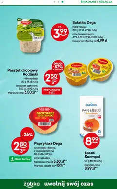Żabka Gazetka od 16.07.2025 | Strona: 60 | Produkty: Chleb tostowy, Kabanosy, Ser, Chleb