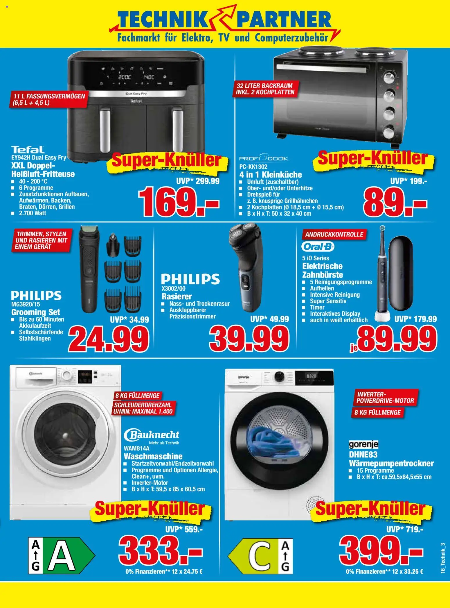 HERKULES Technik Partner – gültig ab 13.04.2026 | Seite: 3 | Produkte: Philips, Gorenje, Waschmaschine, TV