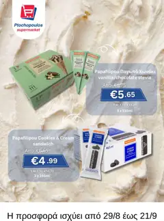 Ptochopoulos Supermarket Φυλλάδιο σε ισχύ από 29.08.2025