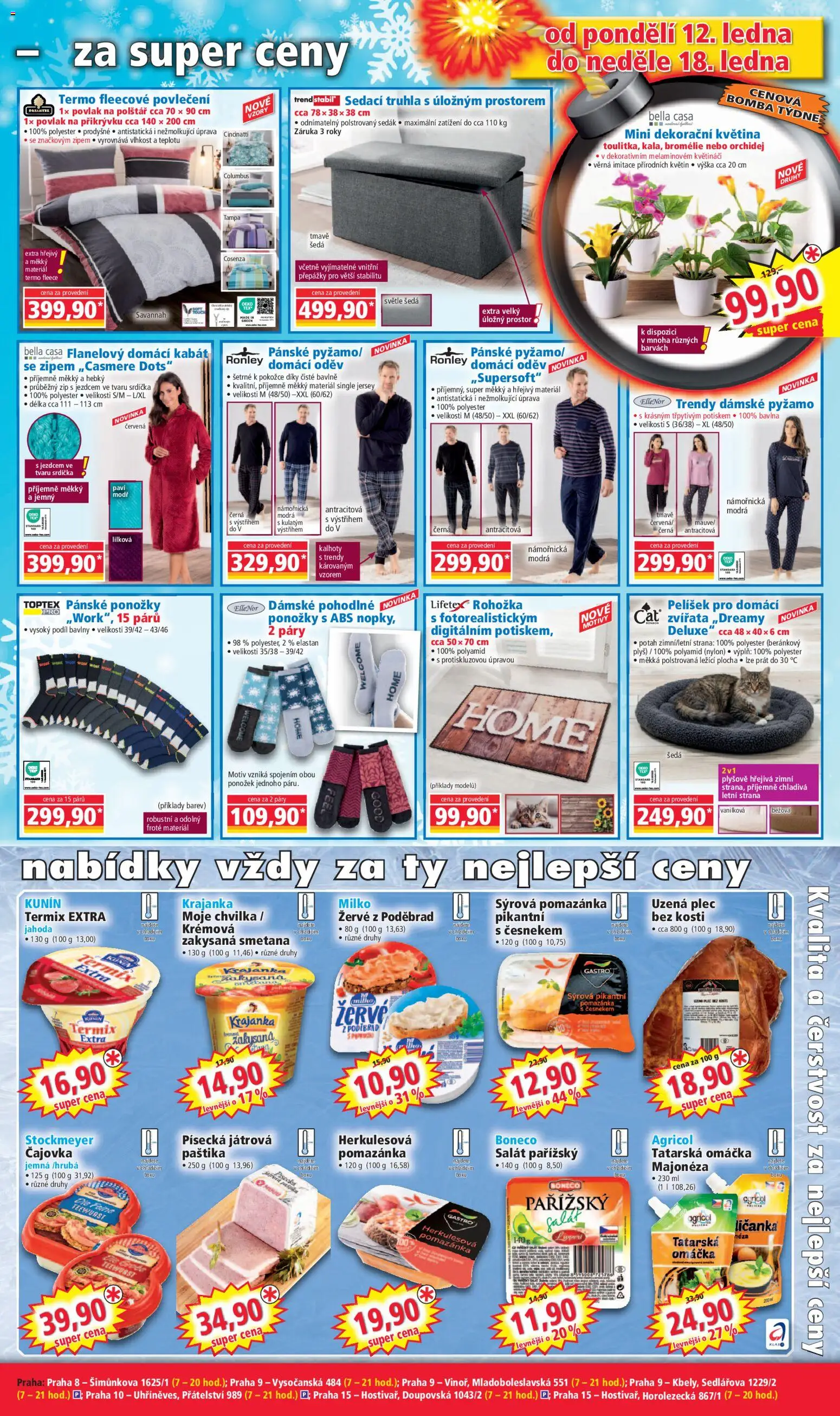 Norma leták od 12.01.2026 | Strana: 3 | Produkty: Povlak na polštář, Rohožka, Truhla, Paštika