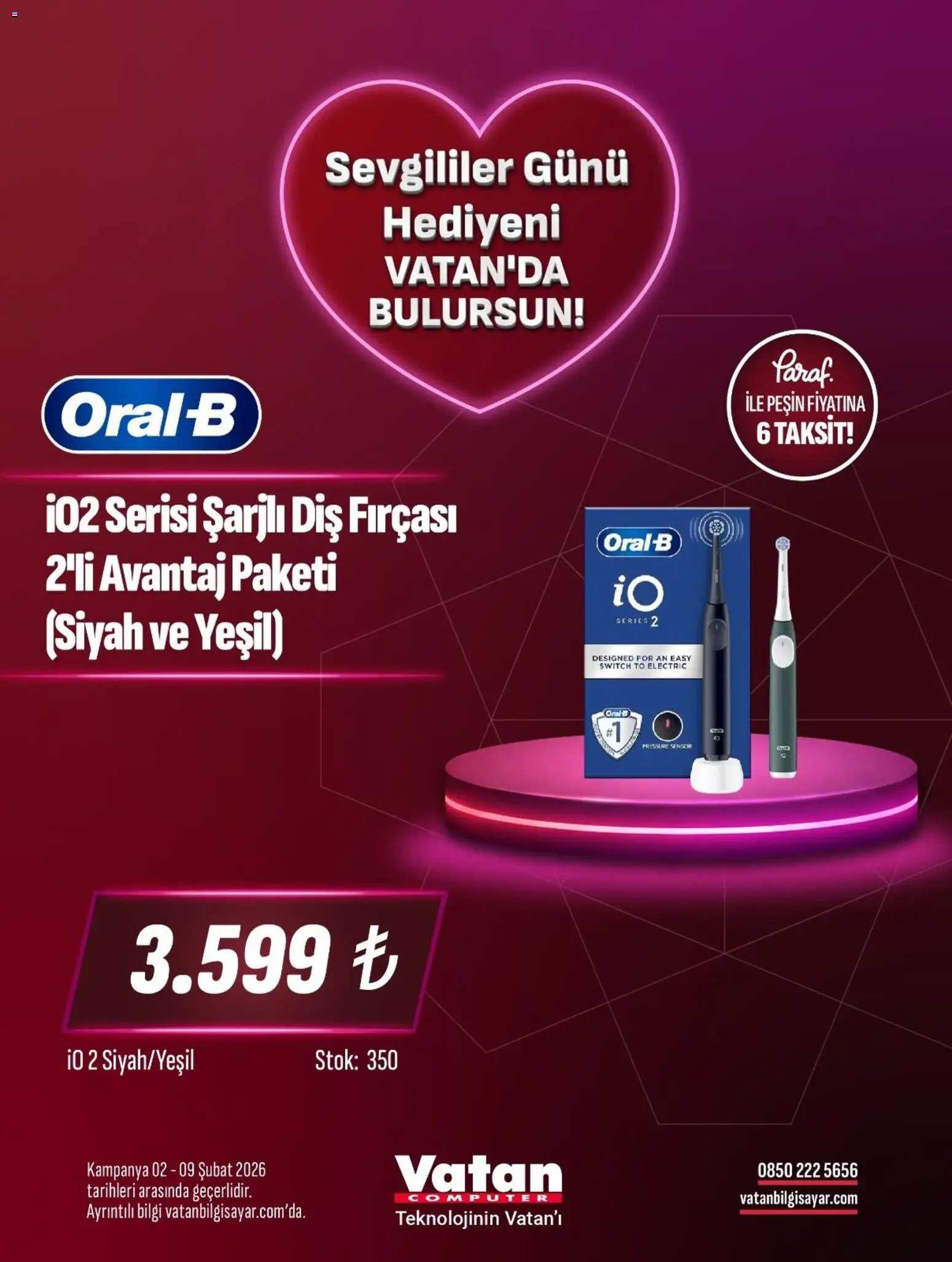 Vatan Bilgisayar İndirim - 02.02.2026 tarihinden itibaren geçerlidir | Sayfa: 9 | Ürünler: Diş fırçası