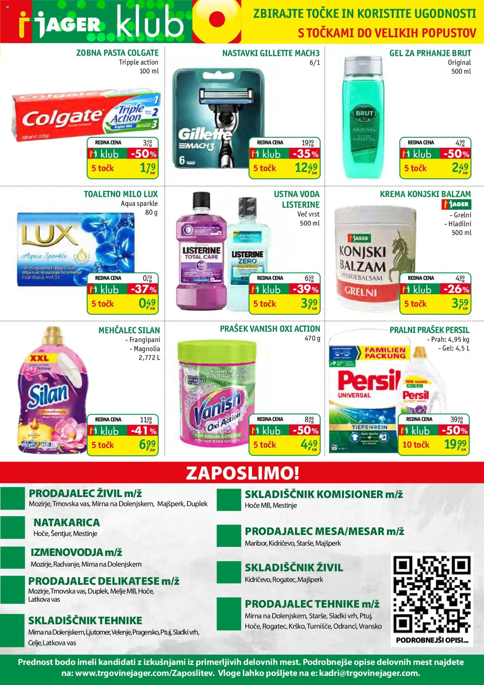 Novi Jager katalog ponudbe – veljaven od 12.11.2025 | Stran: 13 | Izdelki: Prašek, Pralni prašek, Krema, Milo