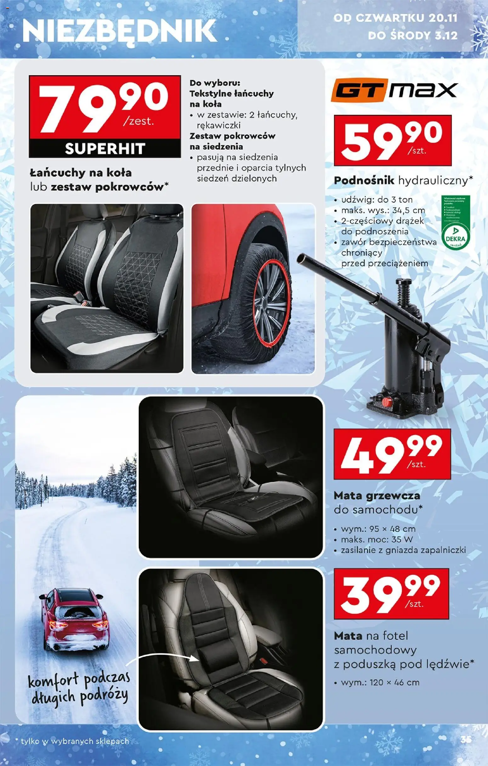 Biedronka Black Friday od 15.11.2025 | Strona: 37 | Produkty: Rękawiczki, Poduszka, Fotel