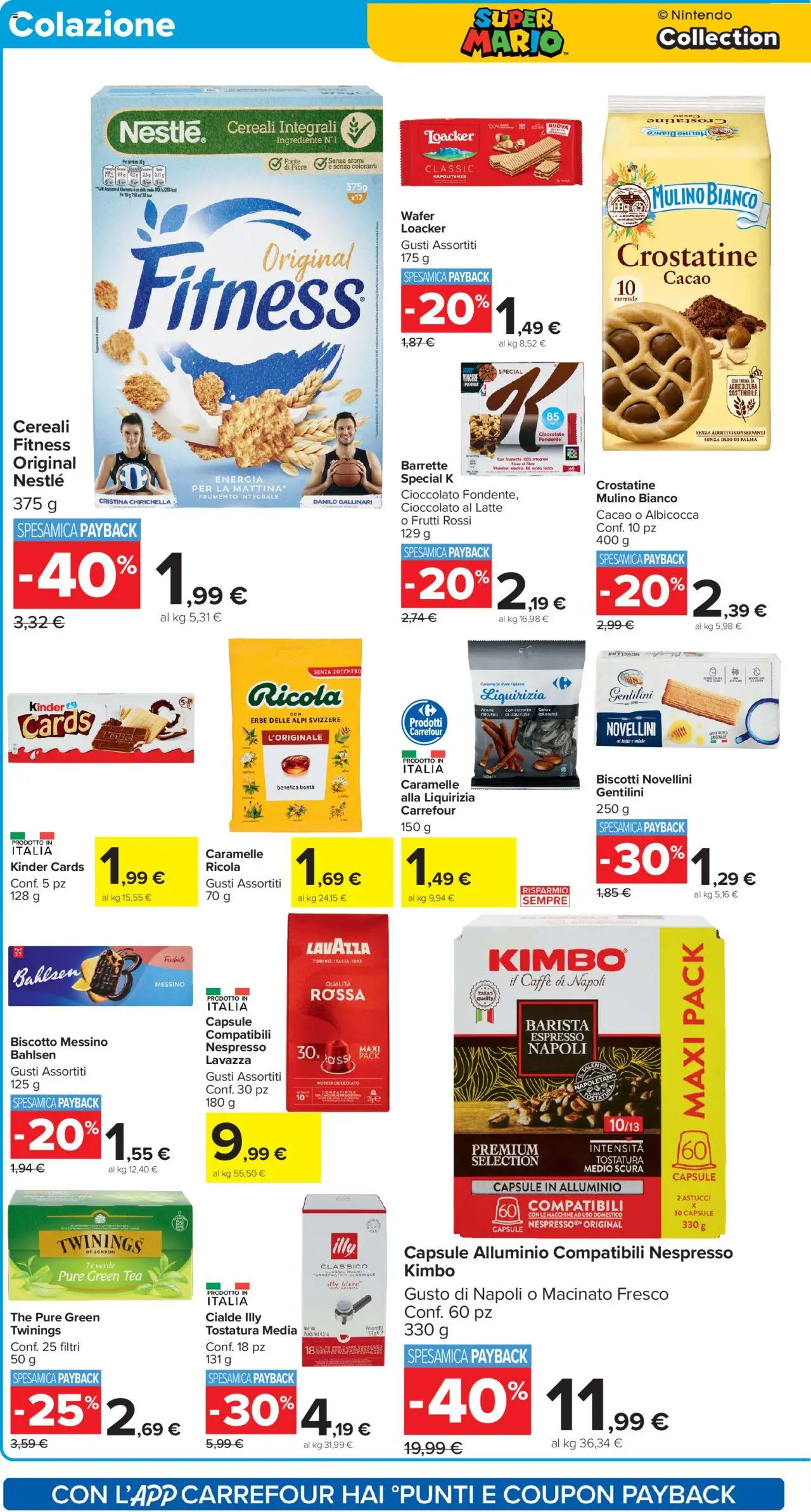 Volantino Carrefour del 10.10.2025 | Pagina: 16 | Prodotti: Tè, Biscotti, Zucchero, Farina