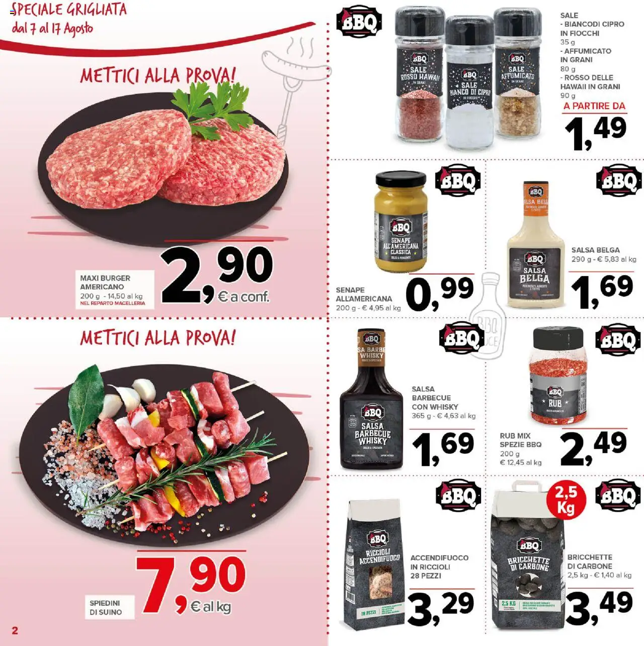 Volantino Todis del 07.08.2025 | Pagina: 2 | Prodotti: Whisky, Salsa, Senape, Spiedini