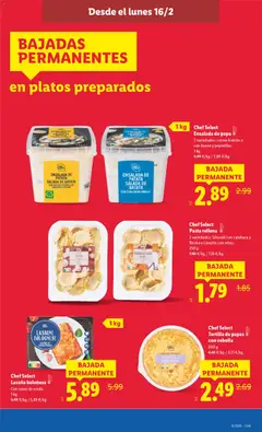 Vista previa Lidl - Canarias  válido desde el 16.02.2026 | Página: 5 | Productos: Στιγμιαίος καφές, Pasta, Παγωμένο τσάι, Lasaña