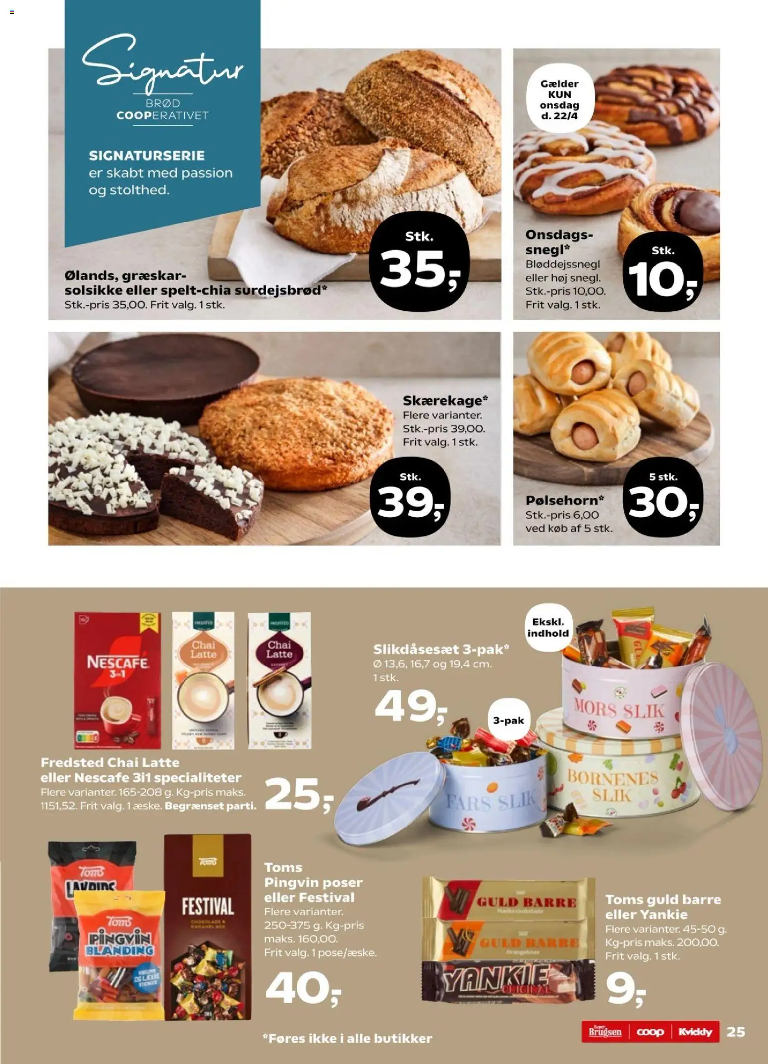 Kvickly tilbudsavis – gyldig fra 17.04.2026 | Side: 27 | Produkter: Brød, Chokolade, Græskar, Slik