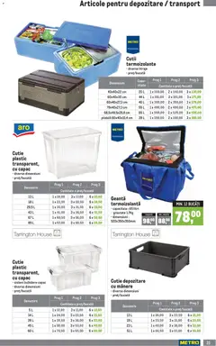 Ofertele Metro valabile de la 05.01.2026 | Pagină: 31 | Produse: Geantă, Cutie