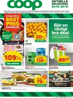 Coop - Uddevalla - Förhandsvisning av reklamblad från butik Coop aktuell från 20.10.2025