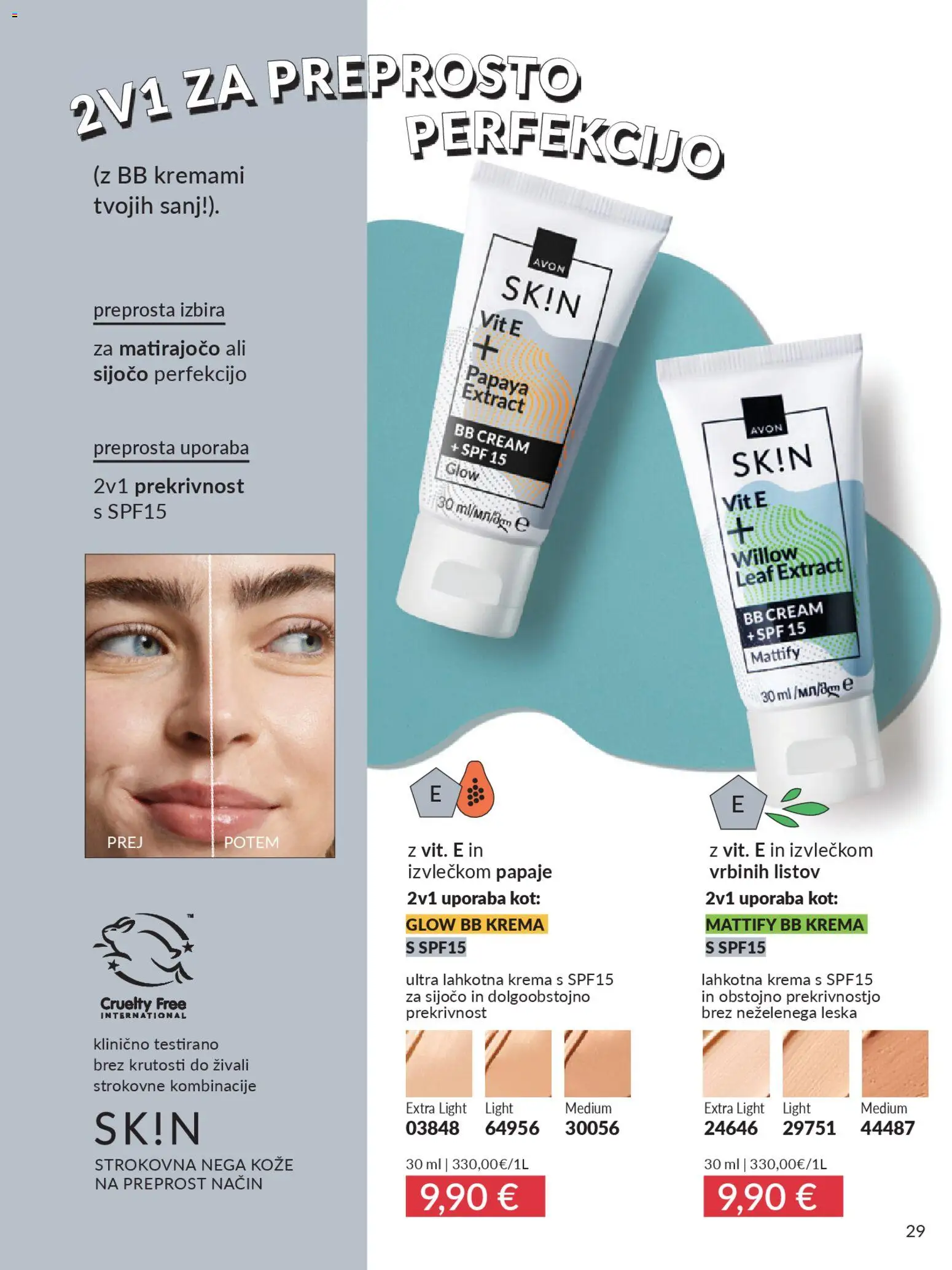 Novi Avon katalog ponudbe – veljaven od 29.12.2025 | Stran: 29 | Izdelki: Bb krema, Krema