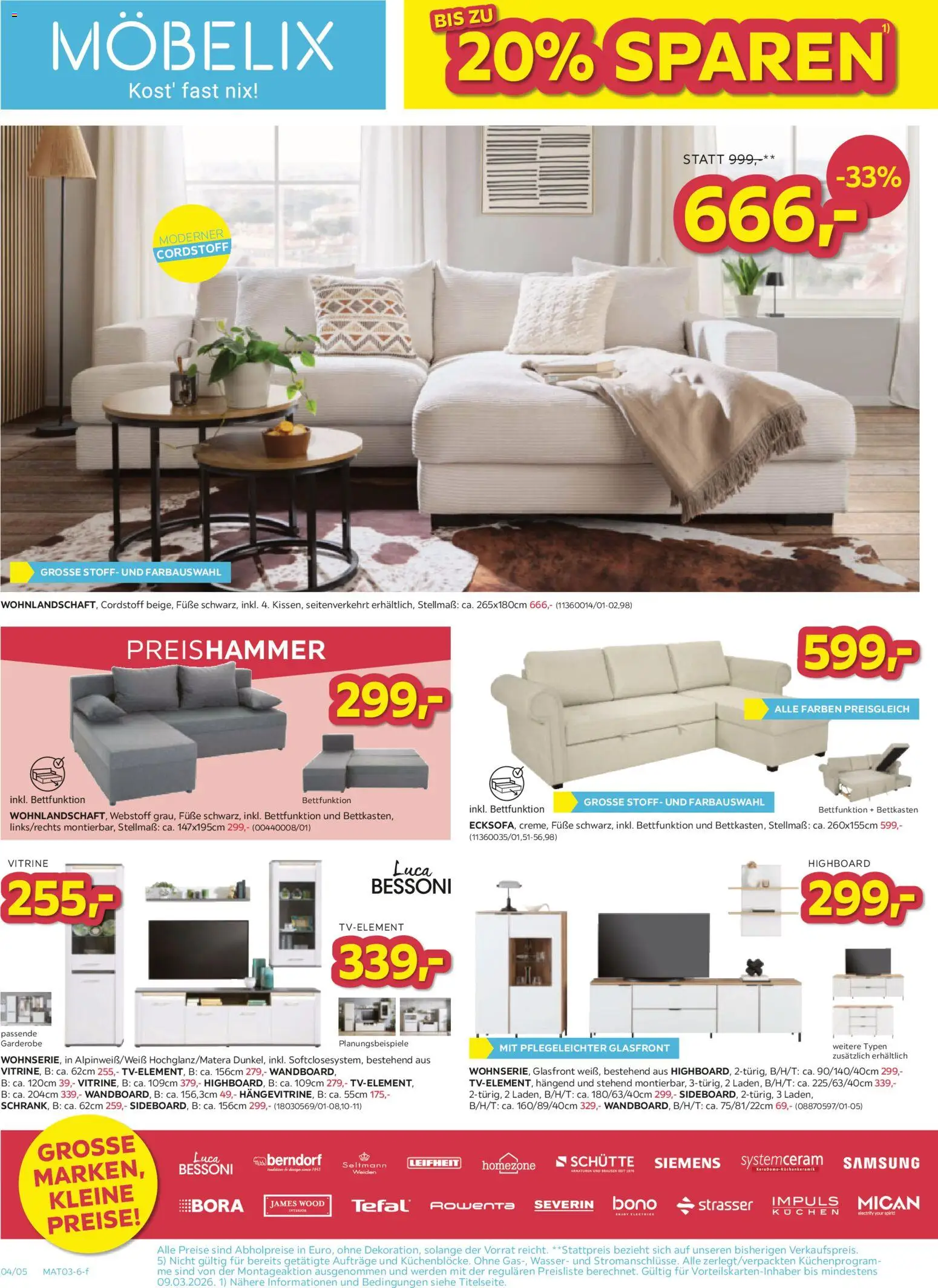 Möbelix Angebote gültig ab 03.03.2026 | Seite: 4 | Produkte: Wasser, Samsung