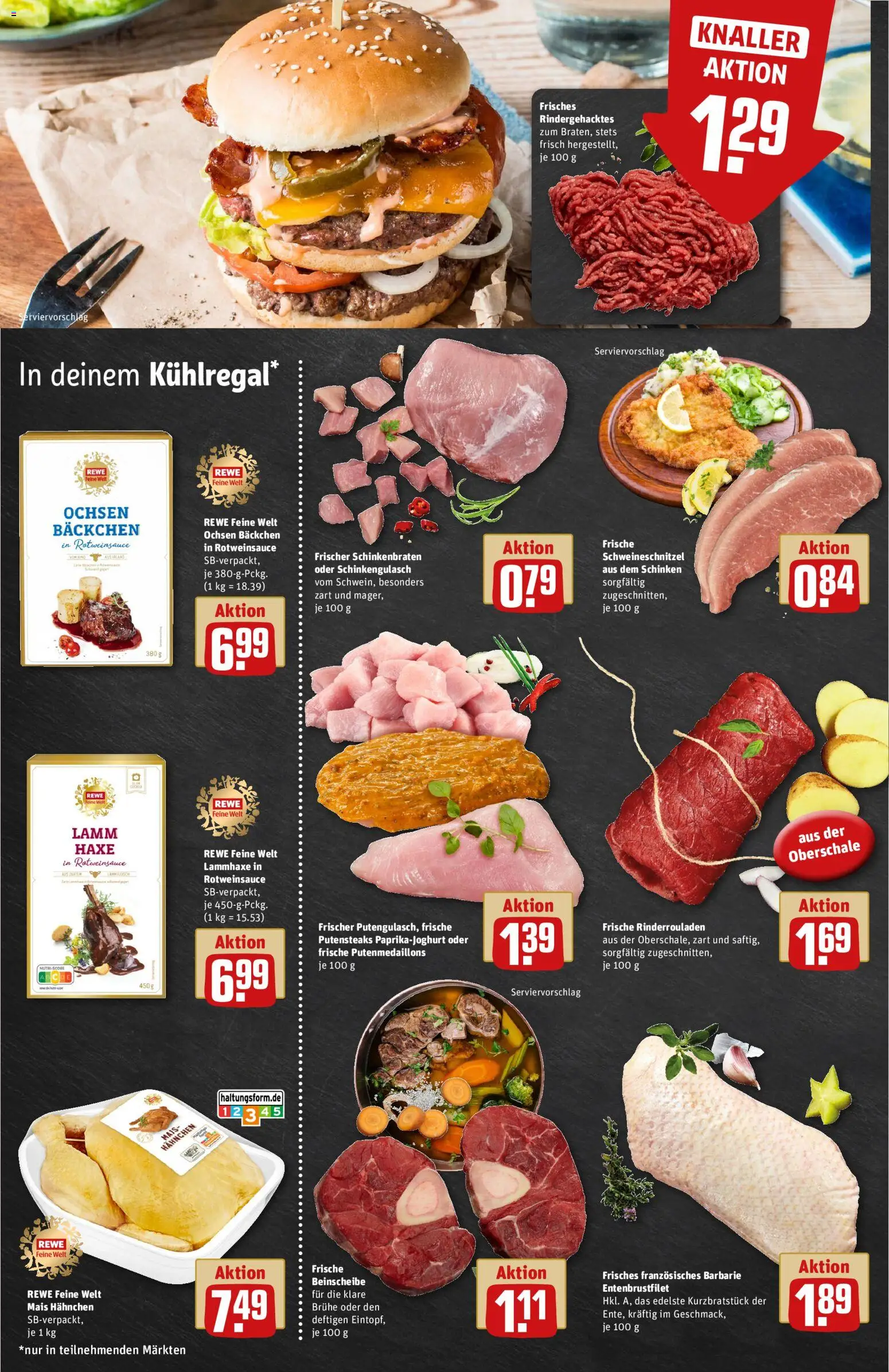 Rewe ihr Kaufpark Prospekt 	 – gültig ab 15.12.2025 | Seite: 6 | Produkte: Rinderrouladen, Hahnchen, Schinken