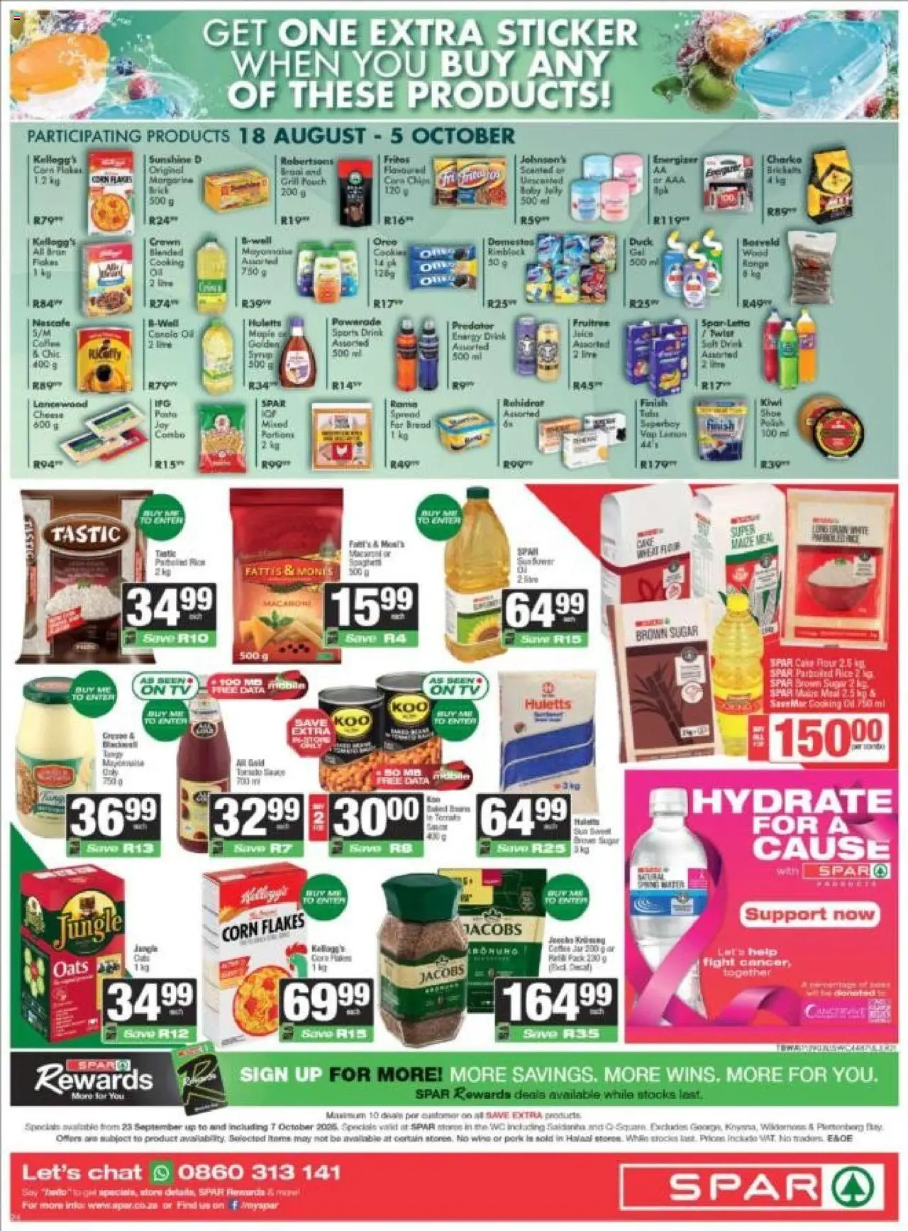New Spar catalogue – valid from 23.09.2025 | Page: 20 | Products: Maize meal, Syrup, Mayonnaise, Sugar