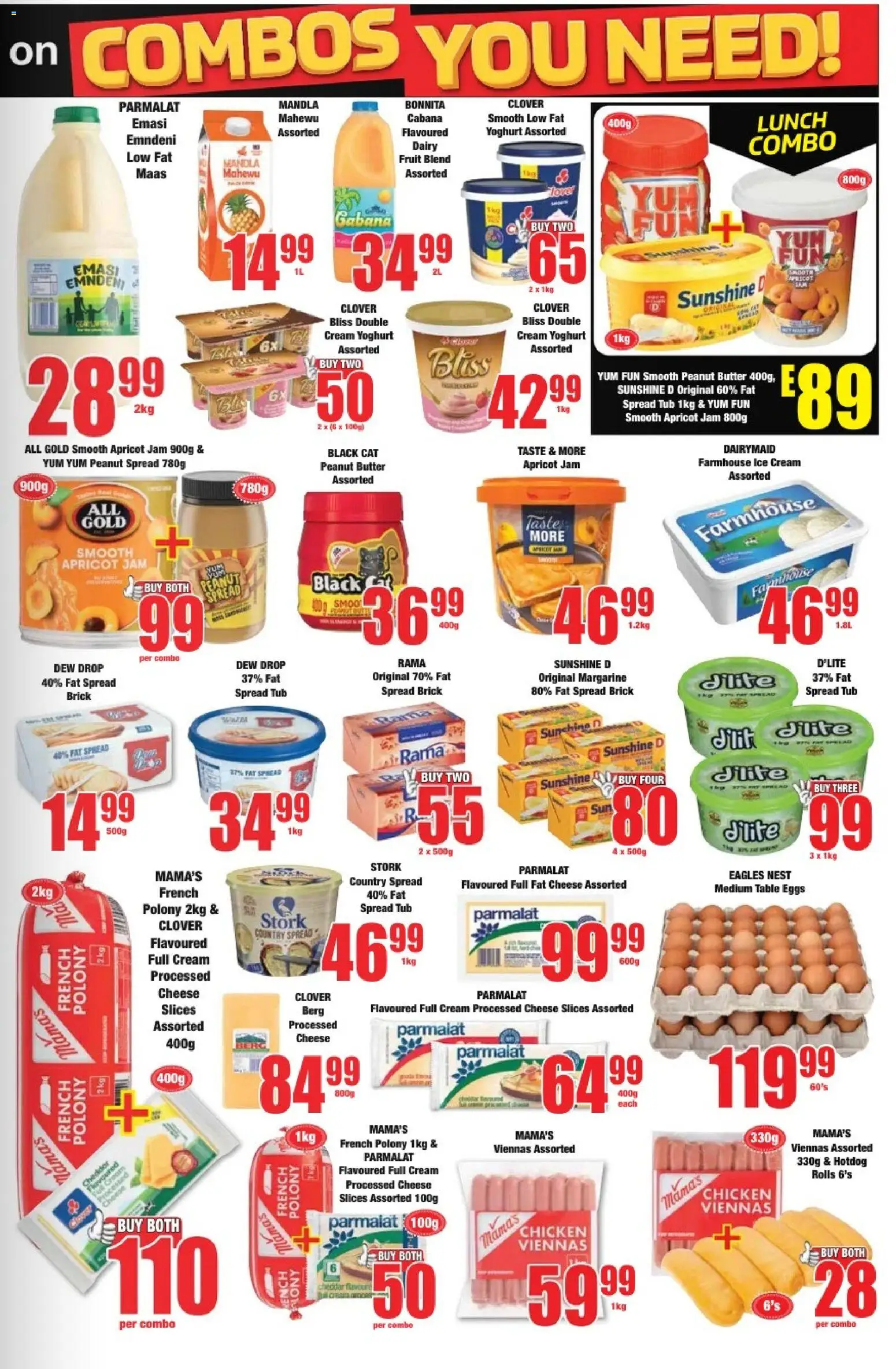 New Boxer catalogue – valid from 17.04.2026 | Page: 3 | Products: Yoghurt, Butter, Chicken, Fat spread