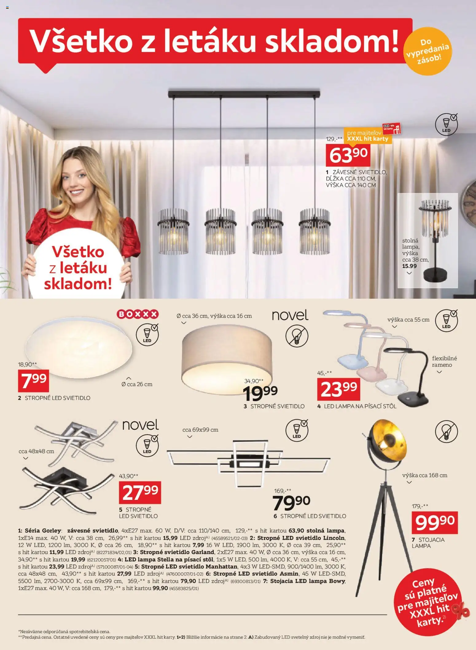 Nové XXXLutz akcie – leták je platný od 23.03.2026 | Strana: 10 | Produkty: Lampa, Led lampa, Stropné svietidlo, Stôl