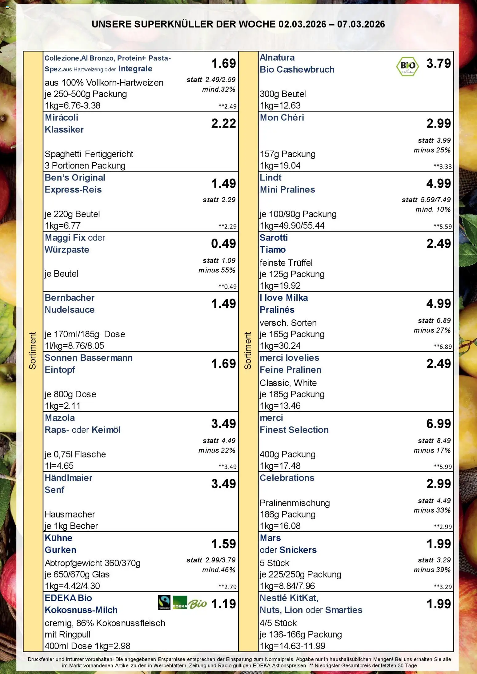 Simmel - Bayern – gültig ab 02.03.2026 | Seite: 2 | Produkte: Merci, Celebrations, Gurken, Radio