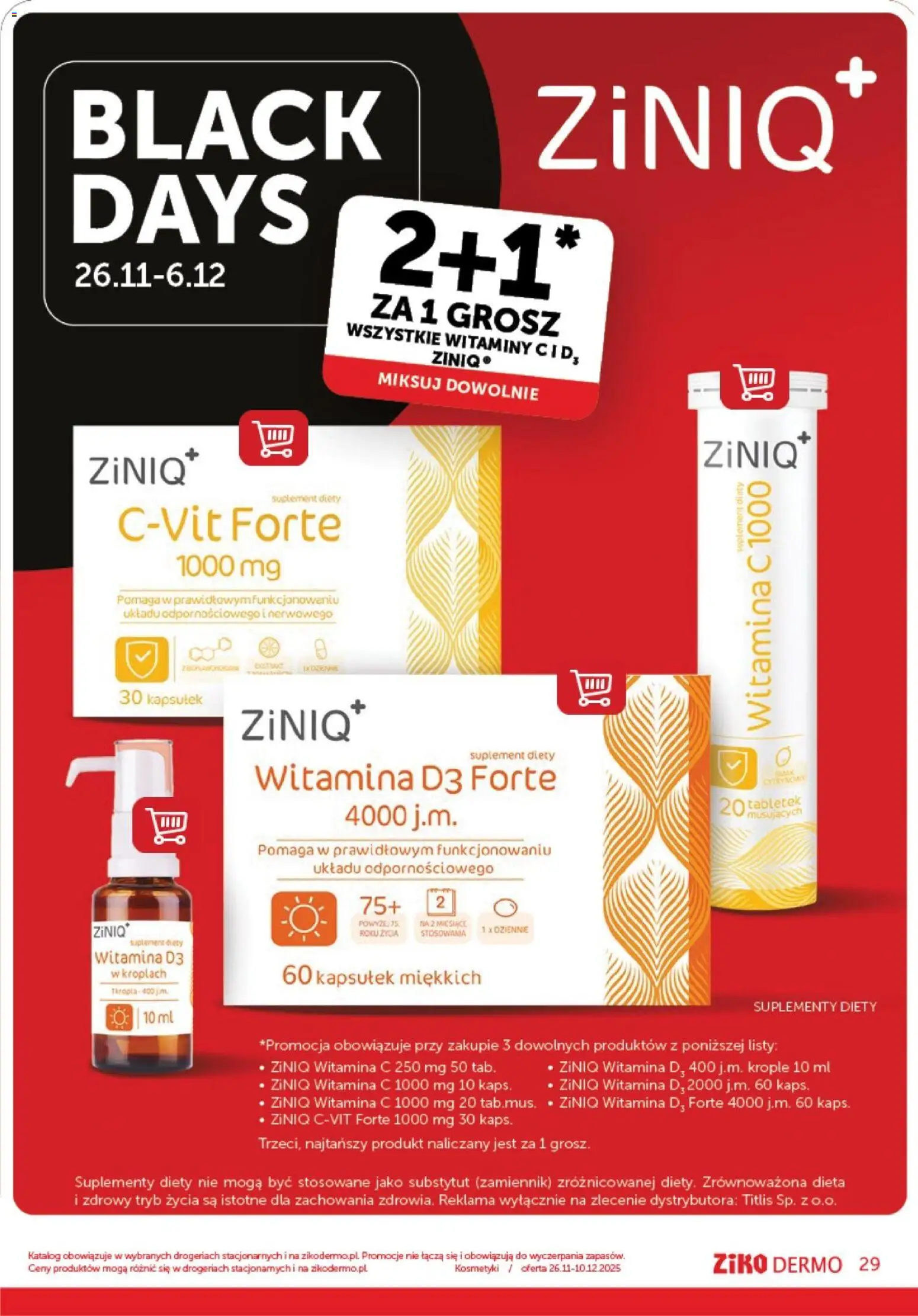 Ziko Black Friday od 26.11.2025 | Strona: 29 | Produkty: Kosmetyki