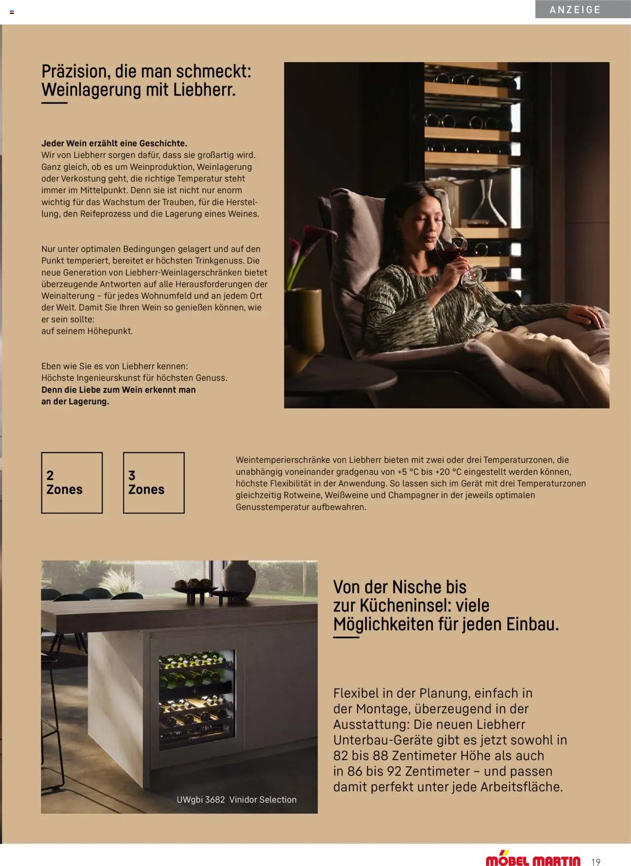 Möbel Martin Meine Küche 2025 – gültig ab 15.09.2025 | Seite: 19 | Produkte: Liebherr, Wein