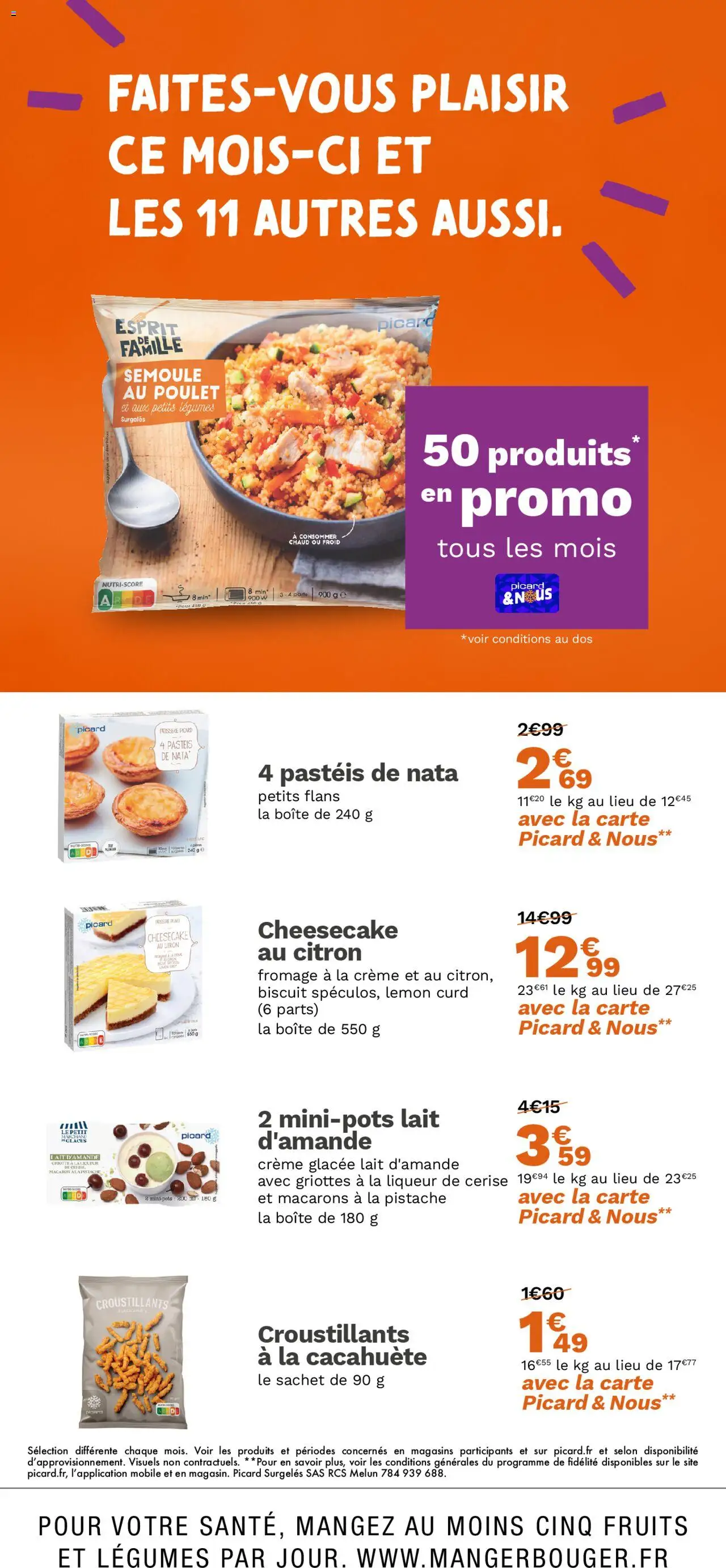 {H1} | Page: 13 | Produits: Glaces, Lait d'amande, Lait, Crème