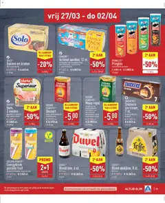 Aldi folder week 13 - Voorbeeld van een folder van Aldi, geldig van 23.03.2026 | Pagina: 25 | Producten: Ham, Pringles, Fruit, Yoghurt