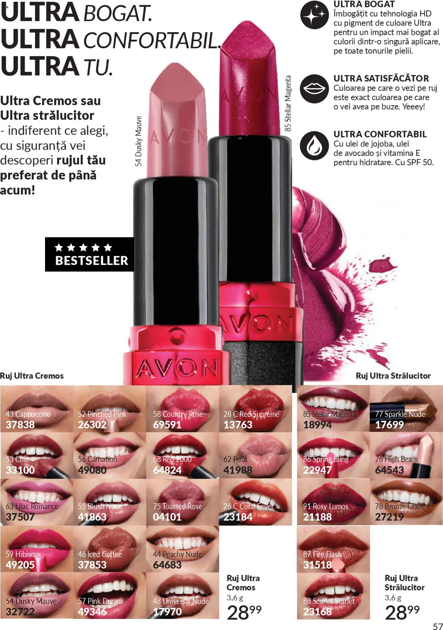 Noul catalog Avon – valabil de la 01.01.2026 | Pagină: 59 | Produse: Blush, Peluş Köpek Yatağı, Ulei, Avocado