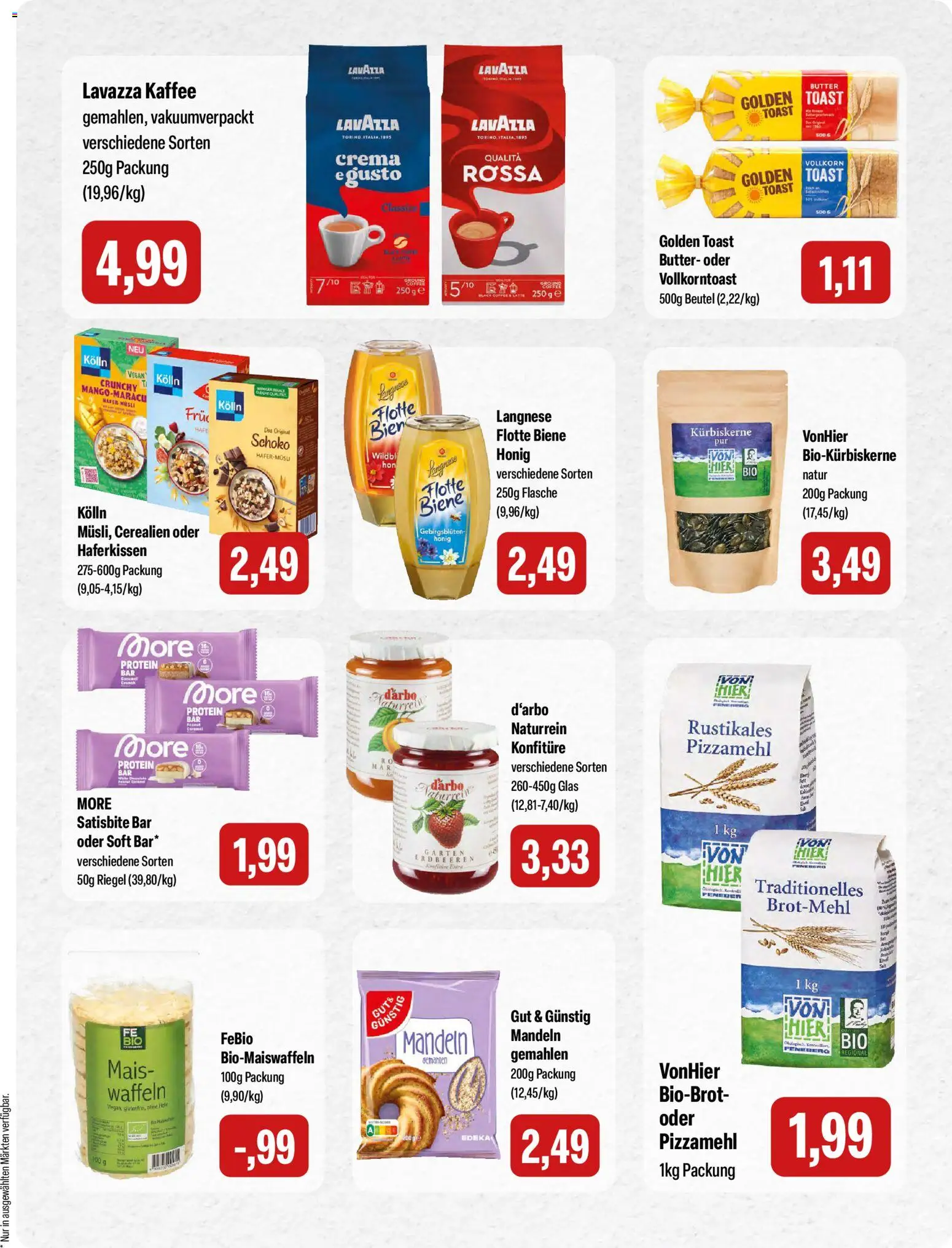 Feneberg Angebote – gültig ab 23.04.2026 | Seite: 11 | Produkte: Lavazza, Kaffee, Mandeln, Erdbeeren